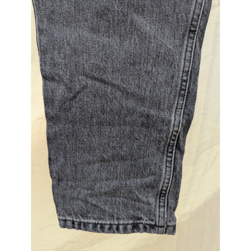 Everlane The 90s Cheeky Jeans Organic Cotton Black Distressed Ankle Size 26 - Picture 3 of 8